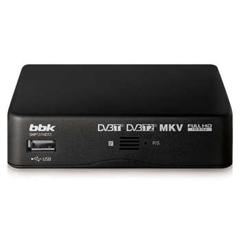 Спутниковый ресивер BBK DVB-T2  SMP131HDT2 черный