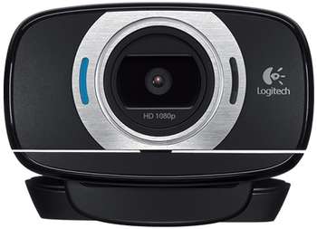 Веб-камера Logitech HD C615 черный USB2.0 с микрофоном